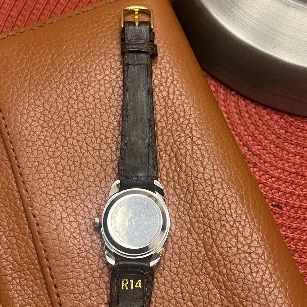 Original kokopelli Beaded Leather Watch with Brown Strap brand new